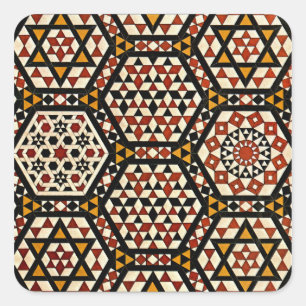 Arabisch design #12 bij Emporio Moffa Vierkante Sticker