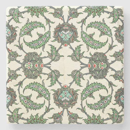 Arabisch design #5 op Emporio Moffa Stenen Onderzetter (Voorkant)