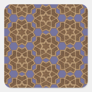 Arabisch design #6 op Emporio Moffa Vierkante Sticker