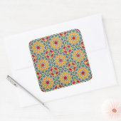 Arabisch design #7 in Emporio Moffa Vierkante Sticker (Envelop)