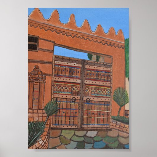Arabisch deur poster (Voorkant)