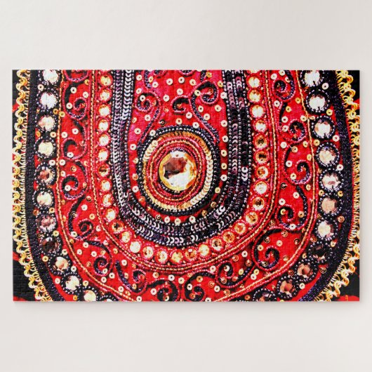 Arabisch dress-ontwerp legpuzzel (Horizontaal)