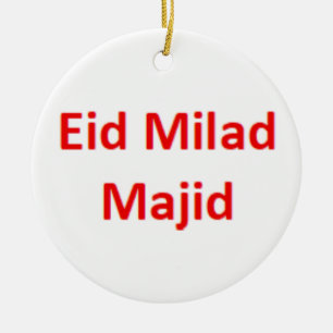 Arabisch eid milad majid versiering keramisch ornament