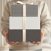 Arabisch Eid Mubarak Cute Black Star Pattern Quote Inpakpapier Vel