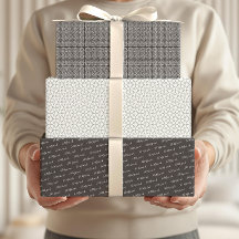 Arabisch Eid Mubarak Cute Black Star Pattern Quote