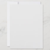 Arabisch en Engels chique bruiloft Kaart uitnodigi (Achterkant)