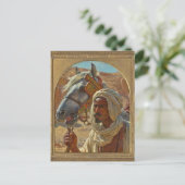 Arabisch en zijn paard door Dinet Briefkaart (Staand voorkant)