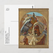 Arabisch en zijn paard door Dinet Briefkaart (Voorkant / Achterkant)