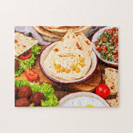 Arabisch eten in het Midden-Oosten Legpuzzel