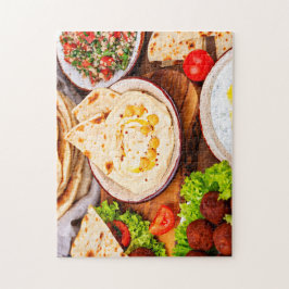 Arabisch eten in het Midden-Oosten Legpuzzel