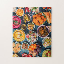 Arabisch eten in het Midden-Oosten Legpuzzel