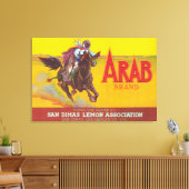 Arabisch etiketSan Dimas, CA Canvas Afdruk (Insitu (Woonkamer))