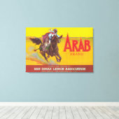 Arabisch etiketSan Dimas, CA Canvas Afdruk (Insitu (Houten vloer))