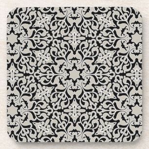 Arabisch floraalpatroon drankjes onderzetter