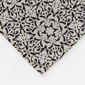 Arabisch floraalpatroon fleece deken (Hoek)