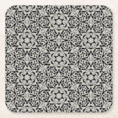 Arabisch floraalpatroon kartonnen onderzetters (Voorkant)