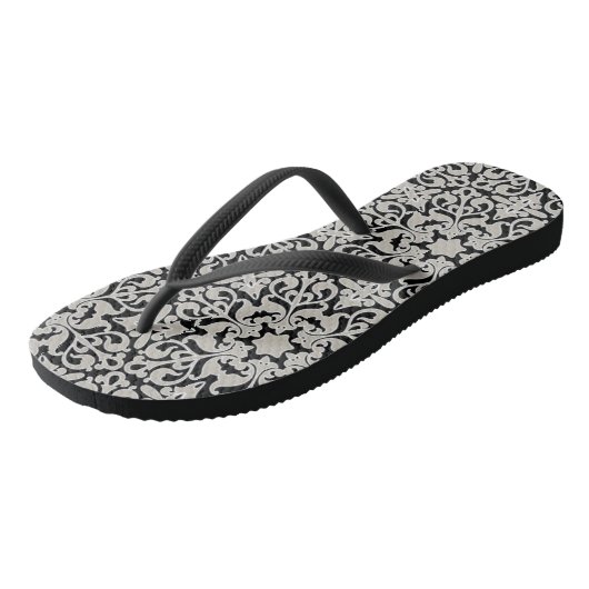 Arabisch floraalpatroon teenslippers (Schuin)