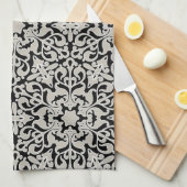 Arabisch floraalpatroon theedoek (Quarter Fold)