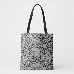 Arabisch floraalpatroon tote bag
