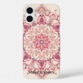Arabisch Floral Art Phone Hoesje – gepersonaliseer (Achterkant)