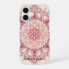 Arabisch Floral Art Phone Hoesje – gepersonaliseer iPhone 16 Hoesje