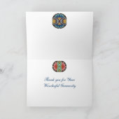 Arabisch Floral Hartelijk dank Bedankkaart (Binnen)