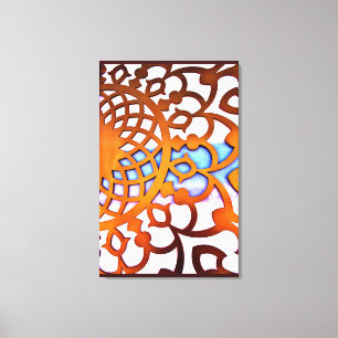Arabisch Gate Design Canvas Afdruk