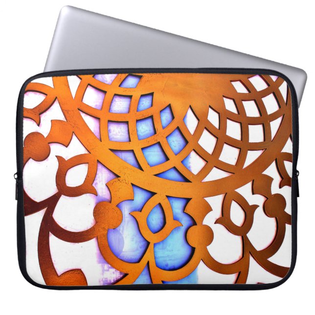 Arabisch Gate Design Laptop Sleeve (Voorkant)