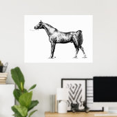 Arabisch in pen en inkt poster (Thuiskantoor)