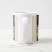 arabisch ingewikkeld retro patroon grote koffiekop (Achterkant)