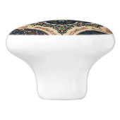 arabisch ingewikkeld retro patroon keramische knop (Zijkant)