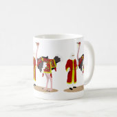 Arabisch inheems kostuum Ostrich Koffiemok (Voorkant rechts)