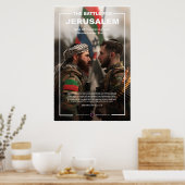 Arabisch-Israëlisch conflict Poster (Keuken)