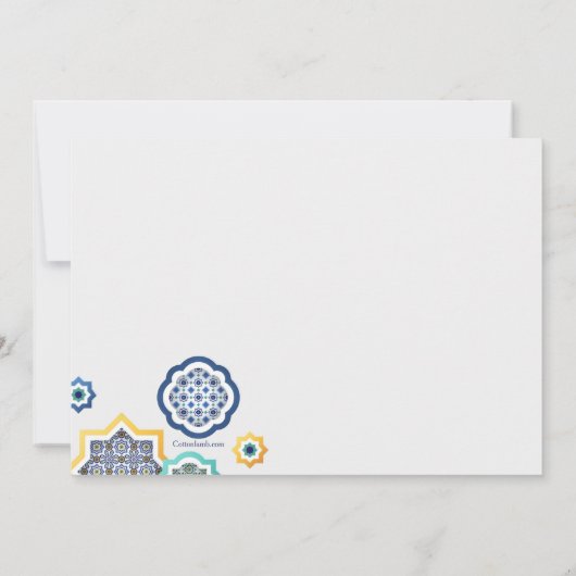 Arabisch Kaart (Achterkant)