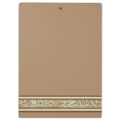 Arabisch kalligrafiepatroon klembord (Achterkant)