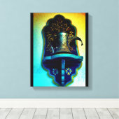 Arabisch koffiehouder canvas afdruk (Insitu (Houten vloer))