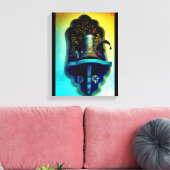 Arabisch koffiehouder canvas afdruk (Insitu (Woonkamer))