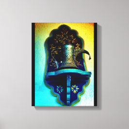 Arabisch koffiehouder canvas afdruk