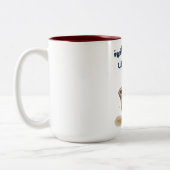 Arabisch koffielied- Samira Tawfik القهوة ال ع ر ب Tweekleurige Koffiemok (Links)