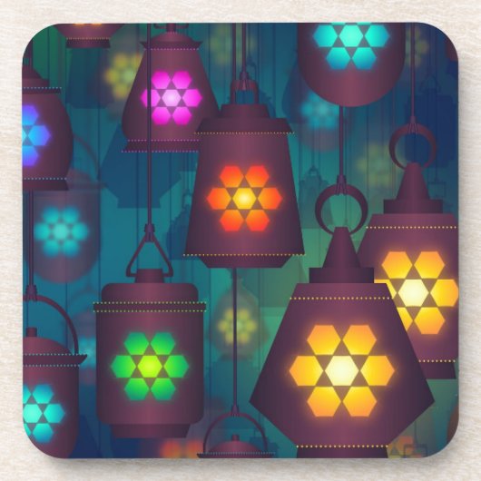 Arabisch lampje voor het Midden-Oosten Bier Onderzetter (Voorkant)