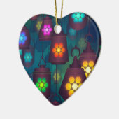 Arabisch lampje voor het Midden-Oosten Keramisch Ornament (Links)