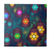 Arabisch lampje voor het Midden-Oosten Tegeltje (Voorkant)