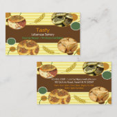 Arabisch Libanees Bakkerij Visitekaartje (Voorkant / Achterkant)