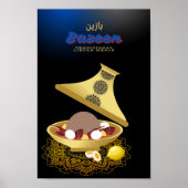 Arabisch Libisch Traditionele maaltijd muur kunst, Poster (Voorkant)