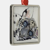 Arabisch luipaard 2008 3 metalen ornament (Rechts)