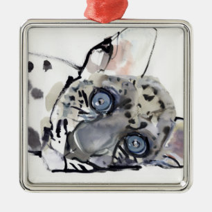 Arabisch luipaard 2008 3 metalen ornament