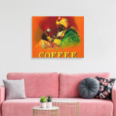 Arabisch Man Koffieetiket Canvas Afdruk (Insitu (Woonkamer))