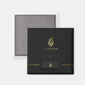 Arabisch merk logo magneet (Voorkant / Achterkant)
