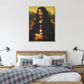 Arabisch Mona Lisa Canvas Afdruk (Insitu (Slaapkamer))