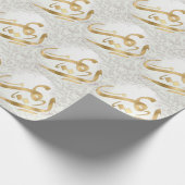 Arabisch Monogram Templet Cadeaupapier (Hoek)